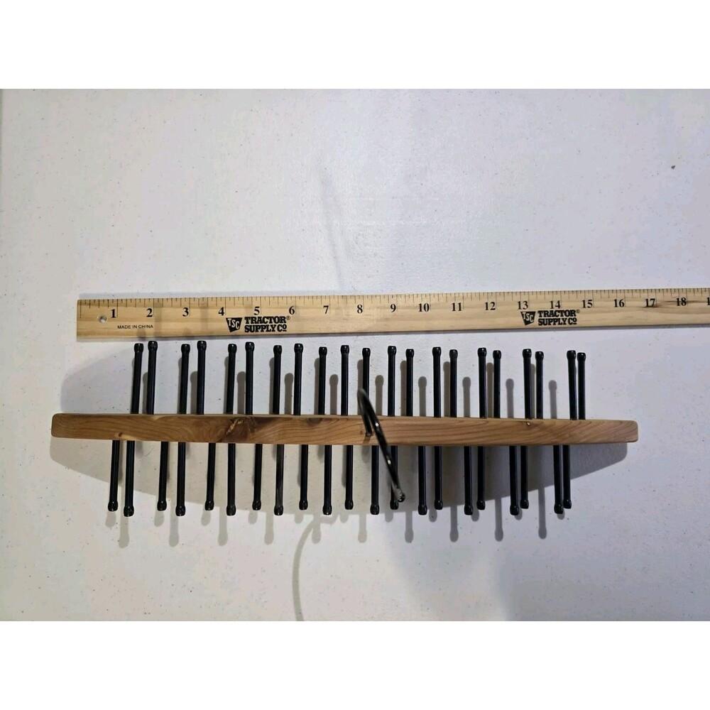 Heavy Duty Cedar Wood Tie Hanger Belt Rack Closet Organizer 42 Pegs